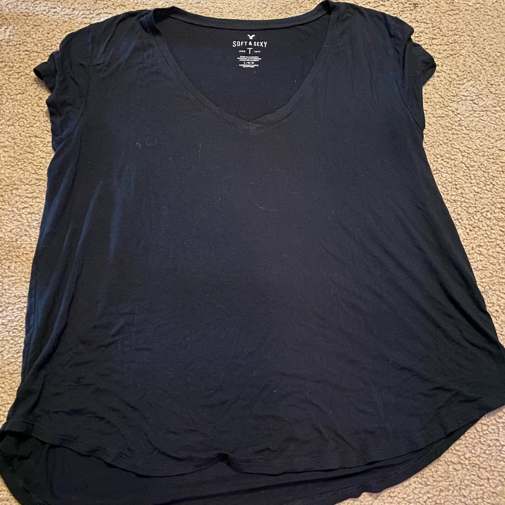 Black v neck